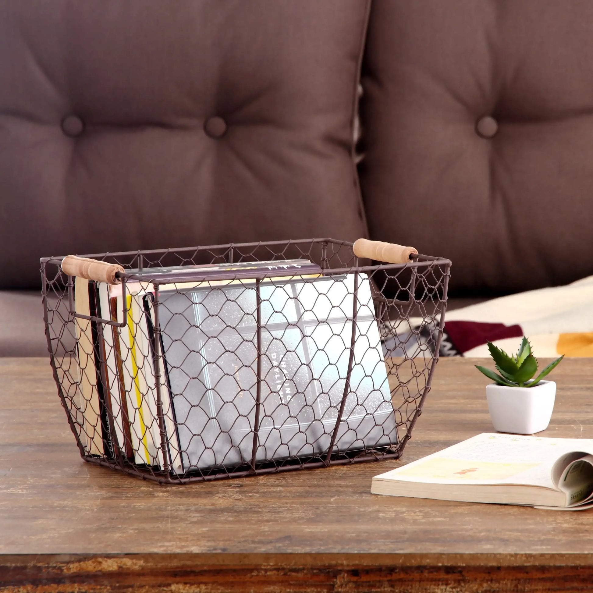 Egg Harvest Wire Basket